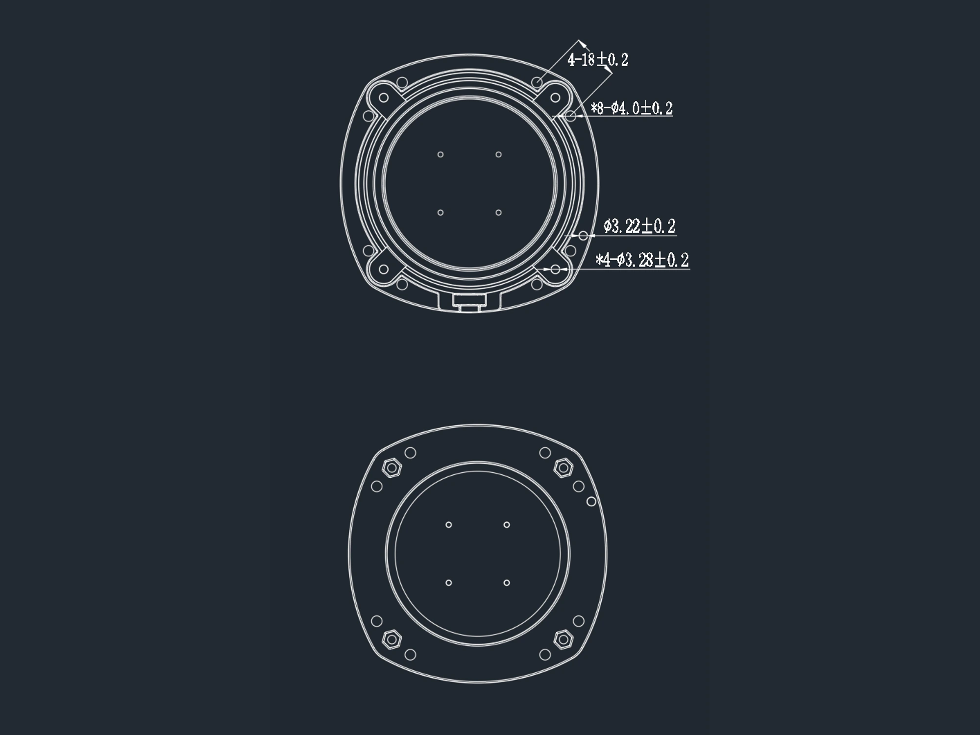 Core Shaker dimensions