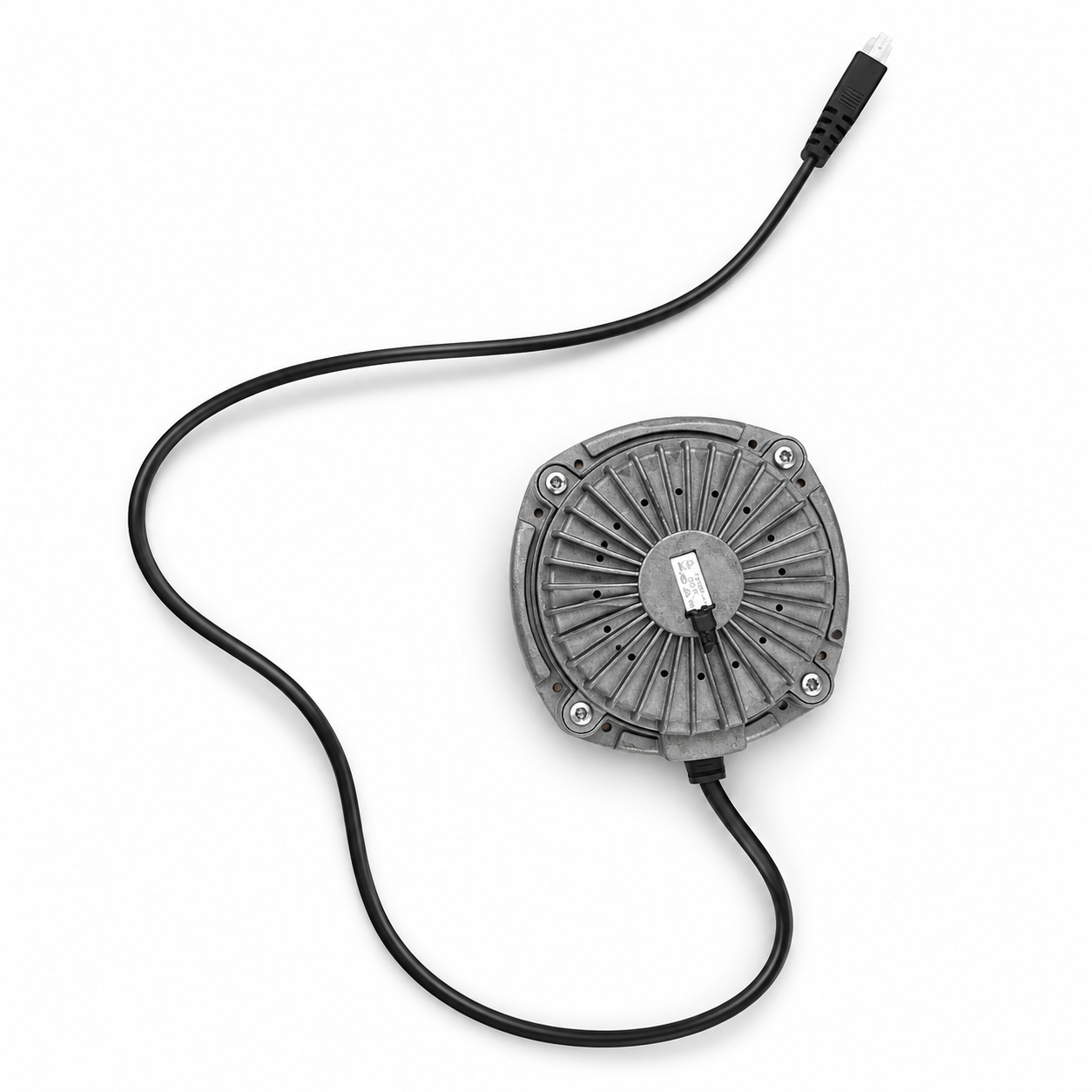 Vibration transducer with its full cable and connector